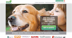 Desktop Screenshot of dog-insurance.com